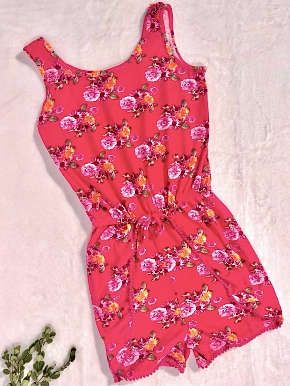 Bobbie Brooks Floral Romper | Girls Small 6/6X
